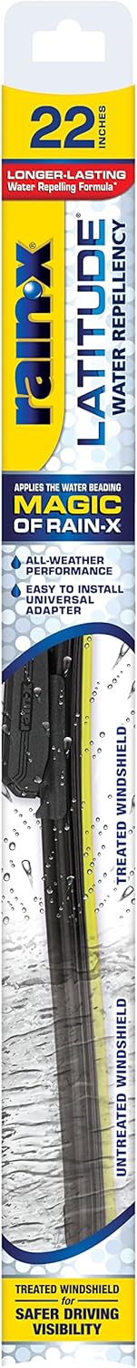 Rain-X 5079279-2 Repellency Water Repellent Wiper Blades, 22 Windshield Wiper, All Weather Streak-Free for Enhanced Visibility w/Water Repellency Formula